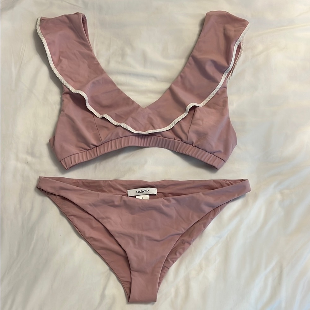 Marysia Swim Pink Bikini Set